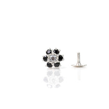 Load image into Gallery viewer, BLACK FLOWER NOSE SCREW STUD - vistoso.pk
