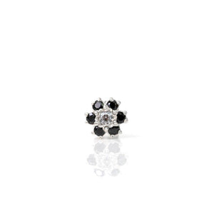 BLACK FLOWER NOSE SCREW STUD - vistoso.pk