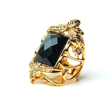 Load image into Gallery viewer, Black Onyx Ring - vistoso.pk
