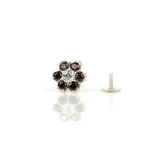 COFFEE FLOWER NOSE SCREW STUD - vistoso.pk