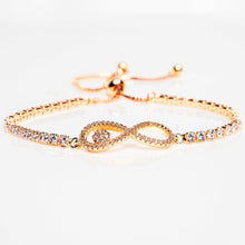 Load image into Gallery viewer, Diamond Infinity Bracelet - vistoso.pk
