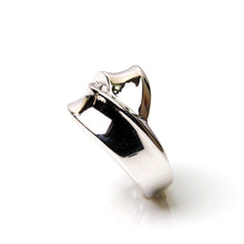 Load image into Gallery viewer, Double Spiral Pavé Ring - vistoso.pk
