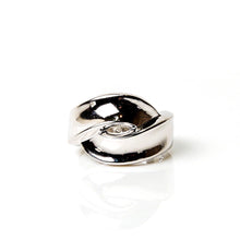 Load image into Gallery viewer, Double Spiral Pavé Ring - vistoso.pk
