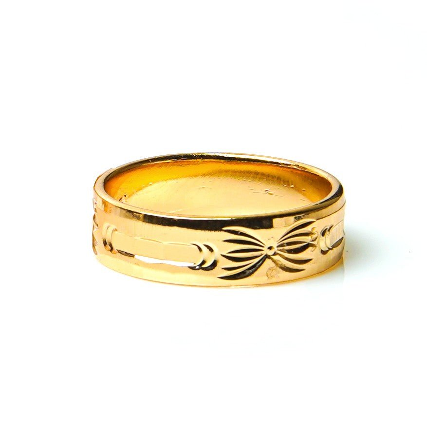 Egyptian Plain Gold Band - vistoso.pk