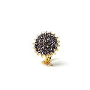 Ganga Jamni Gold Plated Adjustable Ring - vistoso.pk