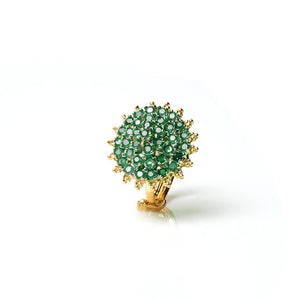 Ganga Jamni Gold Plated Adjustable Ring - vistoso.pk