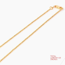 Load image into Gallery viewer, GOLD PLATED SINGLE LINE GOLD BALLS CHAIN - vistoso.pk
