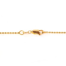 Load image into Gallery viewer, GOLD PLATED SINGLE LINE GOLD BALLS CHAIN - vistoso.pk
