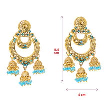 Load image into Gallery viewer, Gorgeous Indain Pearl Cluster Earrings - vistoso.pk
