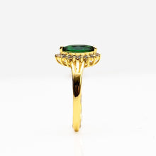 Load image into Gallery viewer, Green Emerald ring - vistoso.pk
