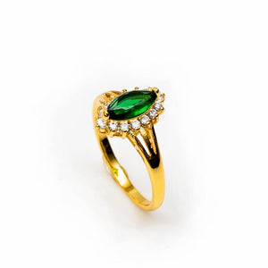 Green Emerald ring - vistoso.pk