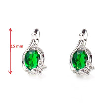 Load image into Gallery viewer, green sapphire earring - vistoso.pk
