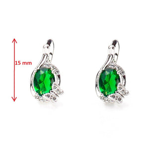 green sapphire earring - vistoso.pk