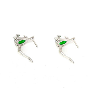 green sapphire earring - vistoso.pk