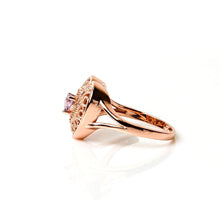 Load image into Gallery viewer, Heart Diamond Cluster Ring - vistoso.pk
