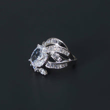 Load image into Gallery viewer, Moon Light rhodium Ring - vistoso.pk
