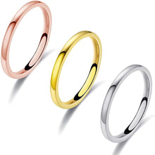 Load image into Gallery viewer, Plain Stackable Rings 1.5mm - vistoso.pk
