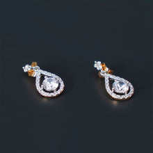 Load image into Gallery viewer, Pressed stone in Tear Drop Earring - vistoso.pk
