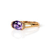 Purple Pedestal Ring - vistoso.pk