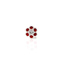 Load image into Gallery viewer, RED FLOWER NOSE SCREW STUD - vistoso.pk
