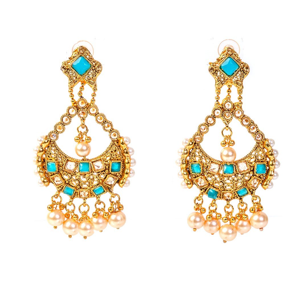 Royal Bride Jhumka Earrings - vistoso.pk