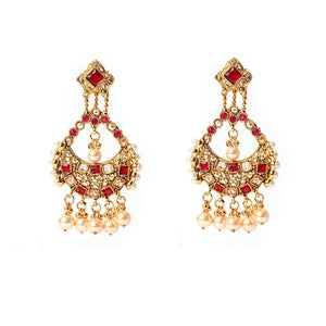 Royal Bride Jhumka Earrings - vistoso.pk