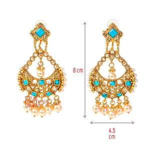 Royal Bride Jhumka Earrings - vistoso.pk