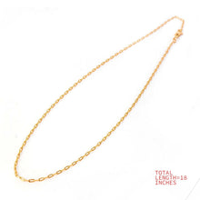 Load image into Gallery viewer, Square Trace Chain Gold Plated - vistoso.pk
