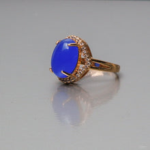 Load image into Gallery viewer, Swiss Blue Topaz Ring - vistoso.pk
