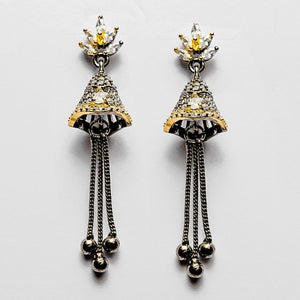 THE BLACK STONE Earring - vistoso.pk