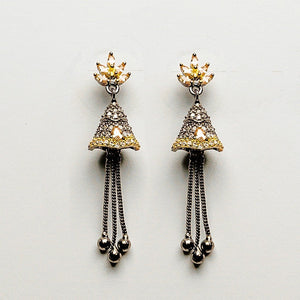 THE BLACK STONE Earring - vistoso.pk