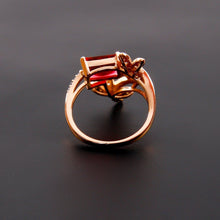 Load image into Gallery viewer, Wine Red Butterfly Ring - vistoso.pk
